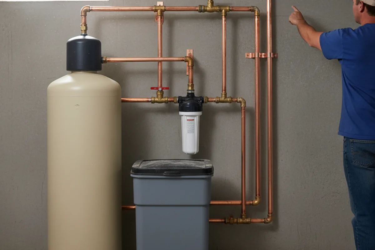 Whole-house water treatment system installed in Wapella